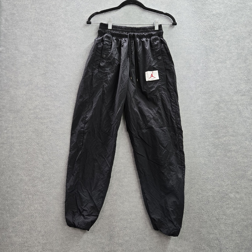 Air‎ Jordan Women Activewear Pants S Black Jogger Jumpman Wings Of Flight Woven